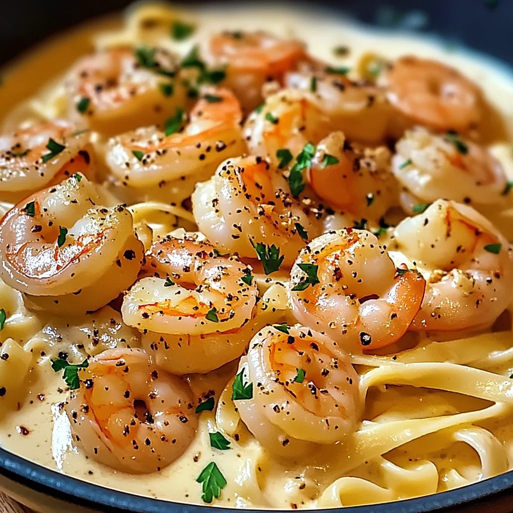 Creamy Garlic Shrimp Pasta – A Quick & Easy Delight