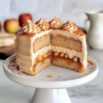 Apple Cider Cake with Salted Caramel Buttercream