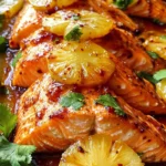 Baked Pineapple Salmon