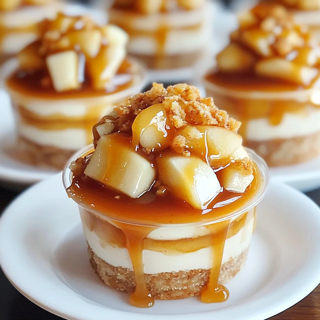Caramel Apple Dessert Cups