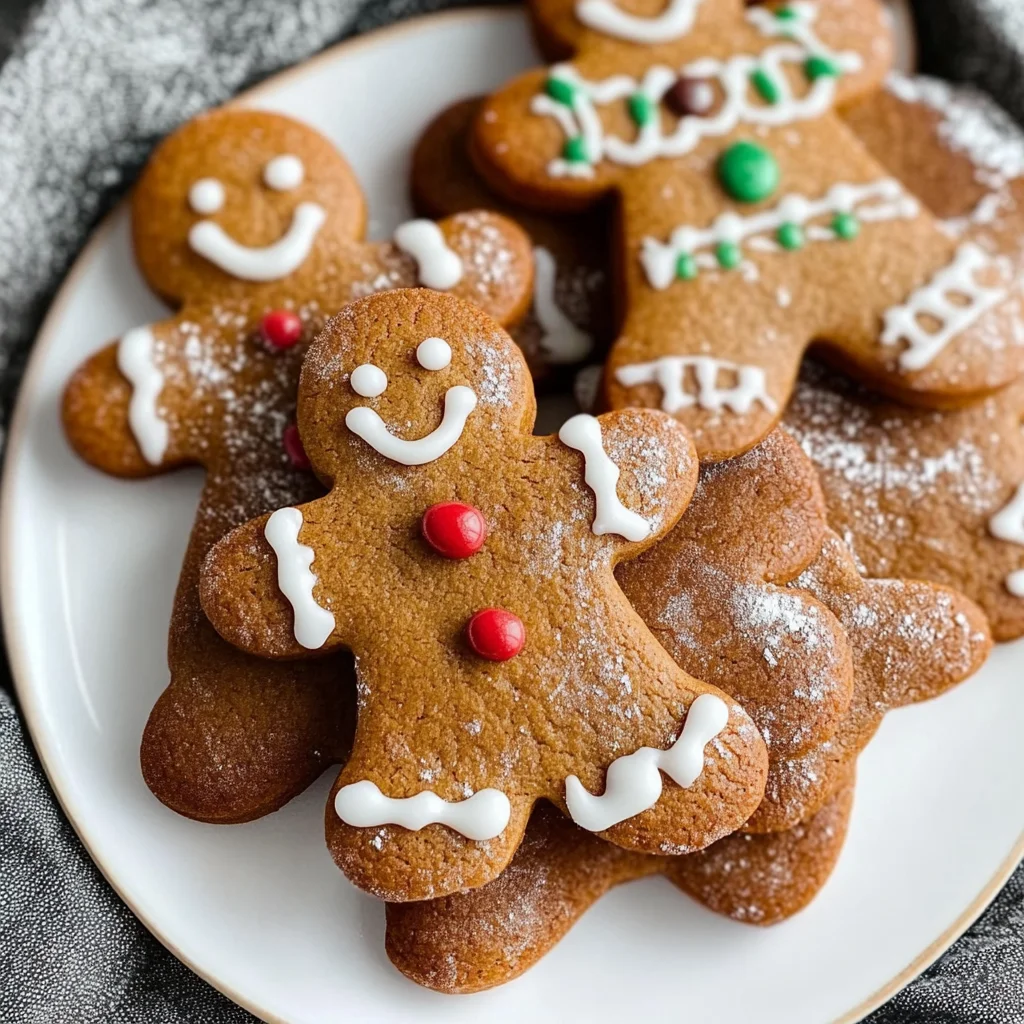 Chewy Gingerbread Man Cookies