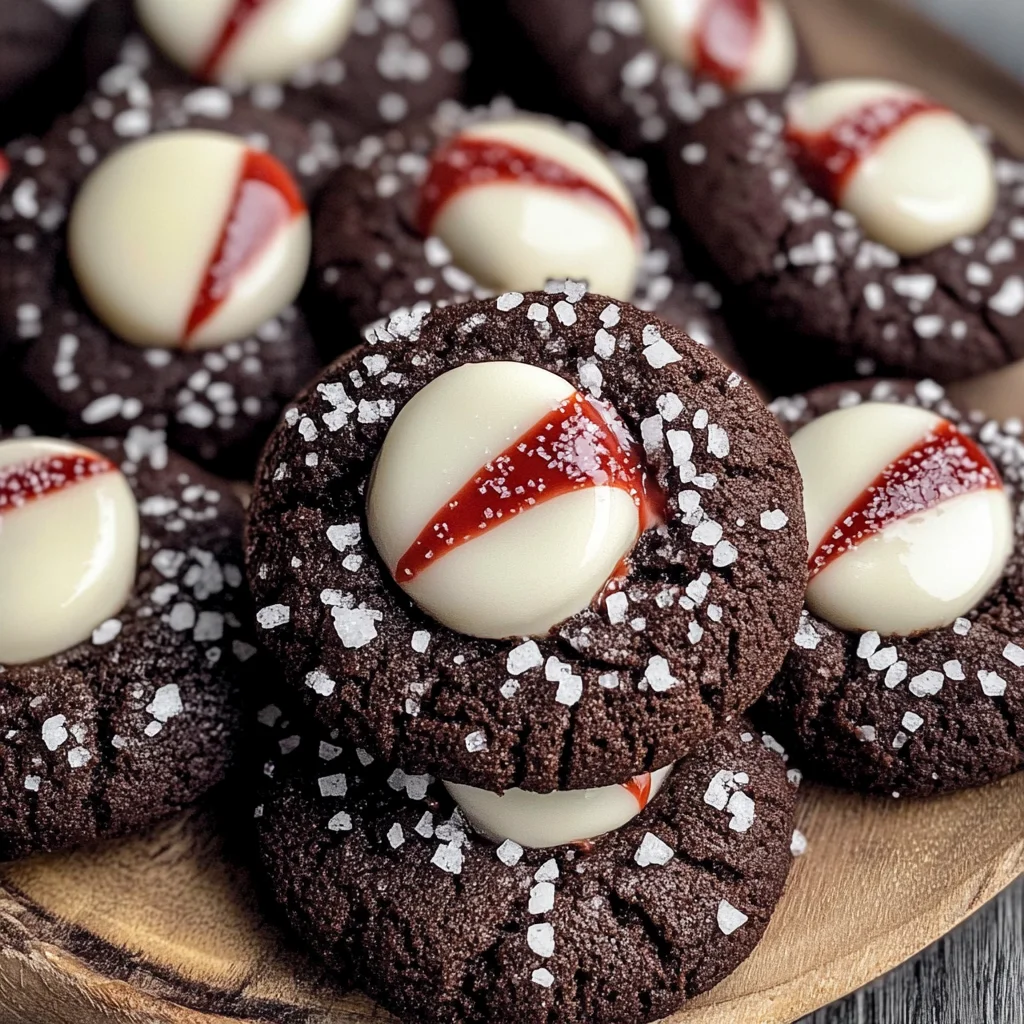 Chocolate Peppermint Blossoms