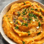 Creamy Savory Mashed Sweet Potatoes