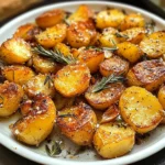 Crispy Roast Potatoes with Rosemary and Garlic - Whole30