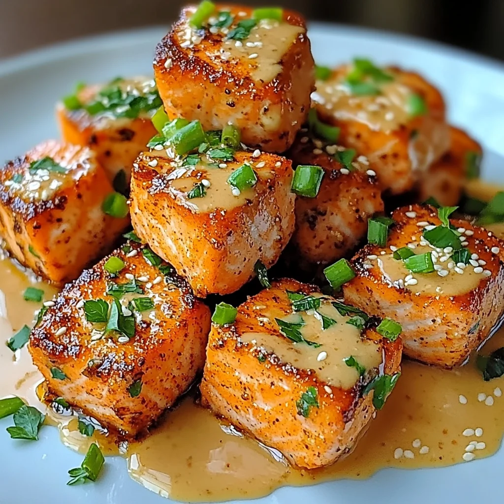 Crispy bang salmon bites
