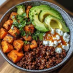 Ground Beef Hot Honey Bowl