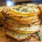 Gruyere and Thyme Stacked Potatoes