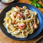 Lobster Pasta with Herb Parmesan Sauce