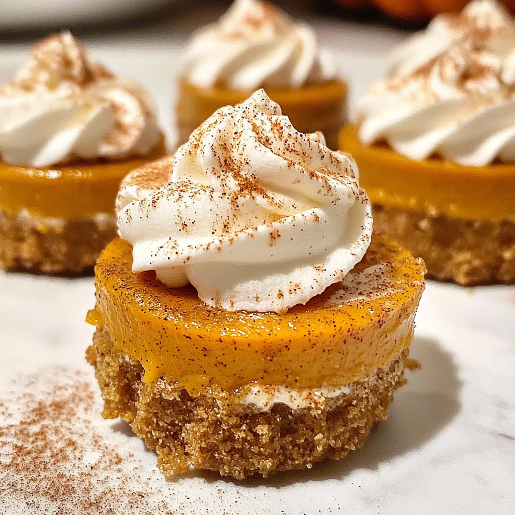 Mini Pumpkin Cheesecakes