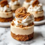 No Bake Mini Biscoff Cheesecakes
