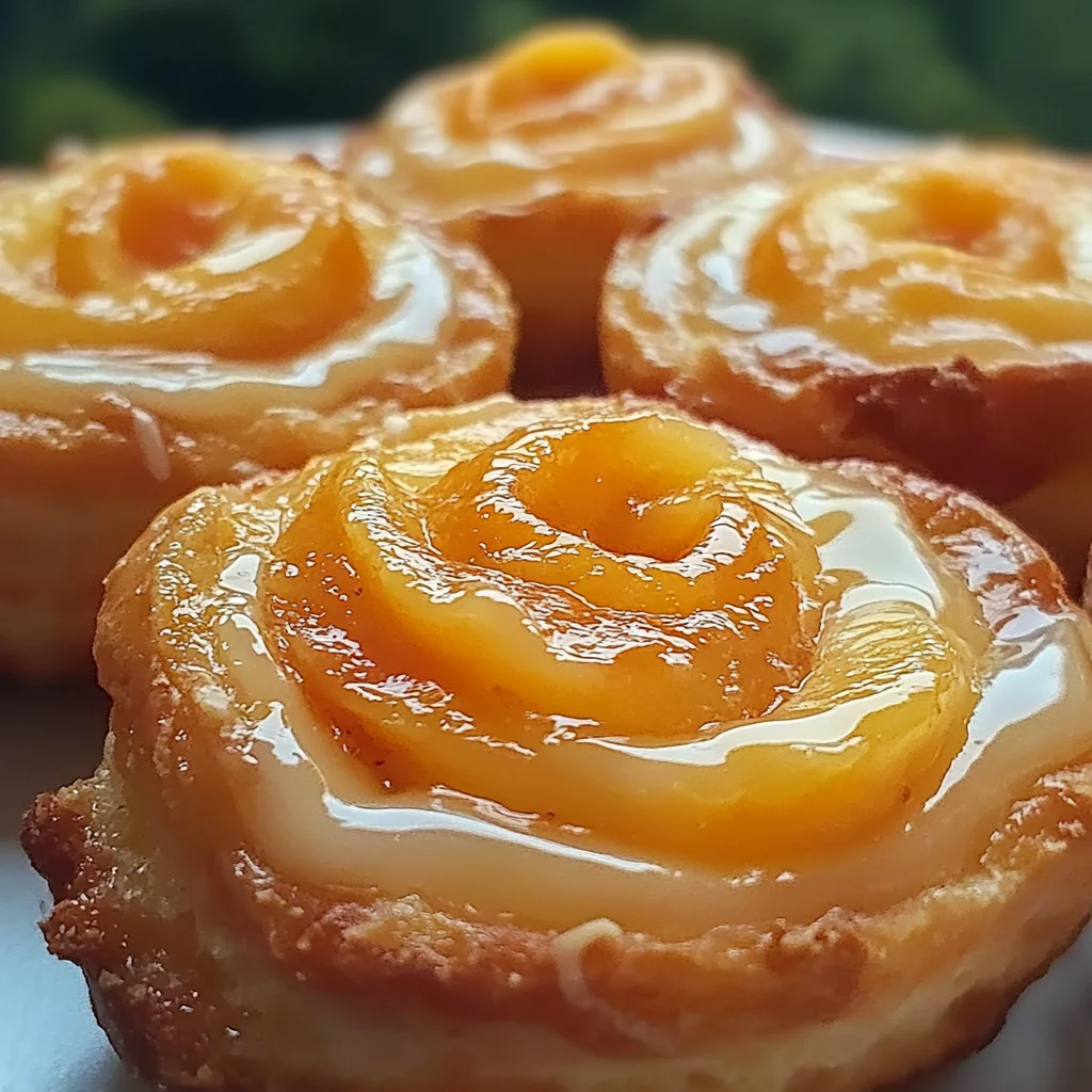 Peach Pie Cruffins Recipe