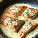 Salmon in Creamy Dill Sauce