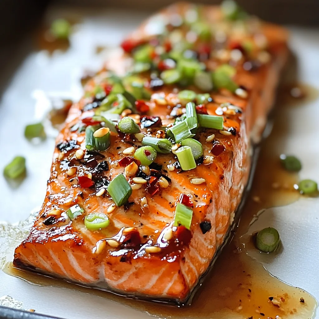 Sweet Chili Garlic Salmon