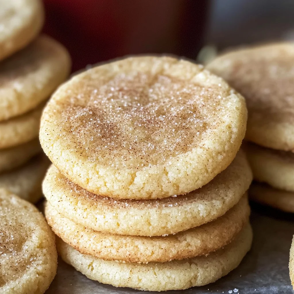 Eggnog Snickerdoodles