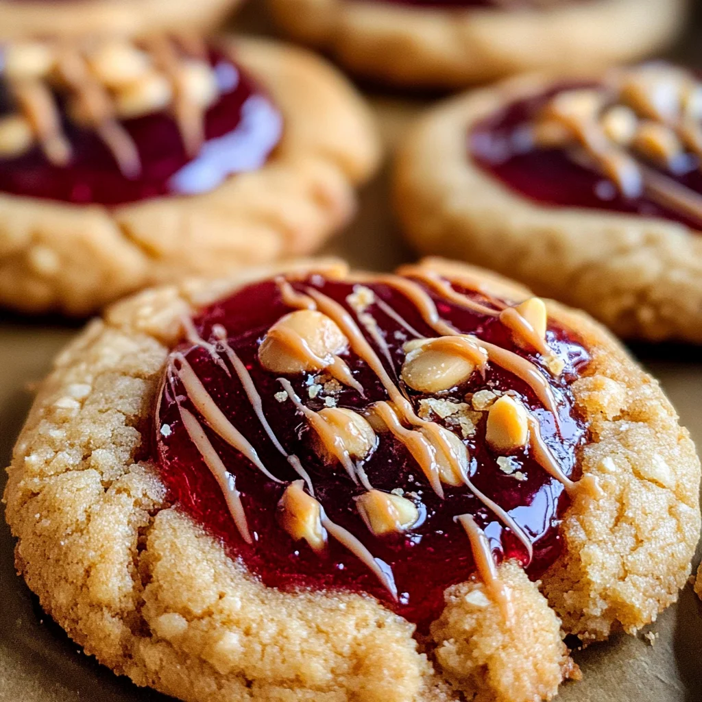 Peanut Butter and Jelly Cookies