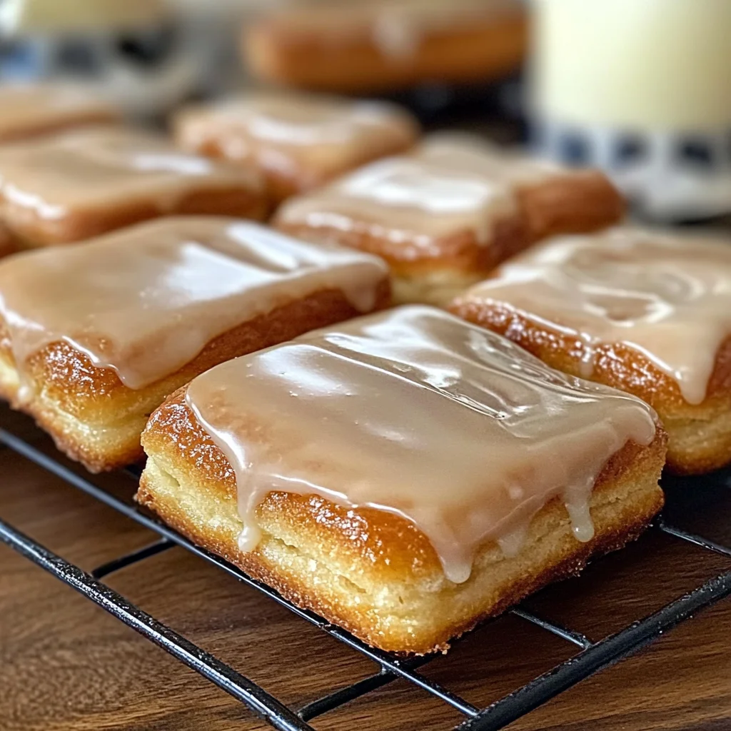 Soft Baked Maple Donut Bars