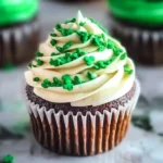 Boozy Shamrock Shake Cakes