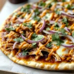 Easy BBQ Chicken Flatbread Recipe