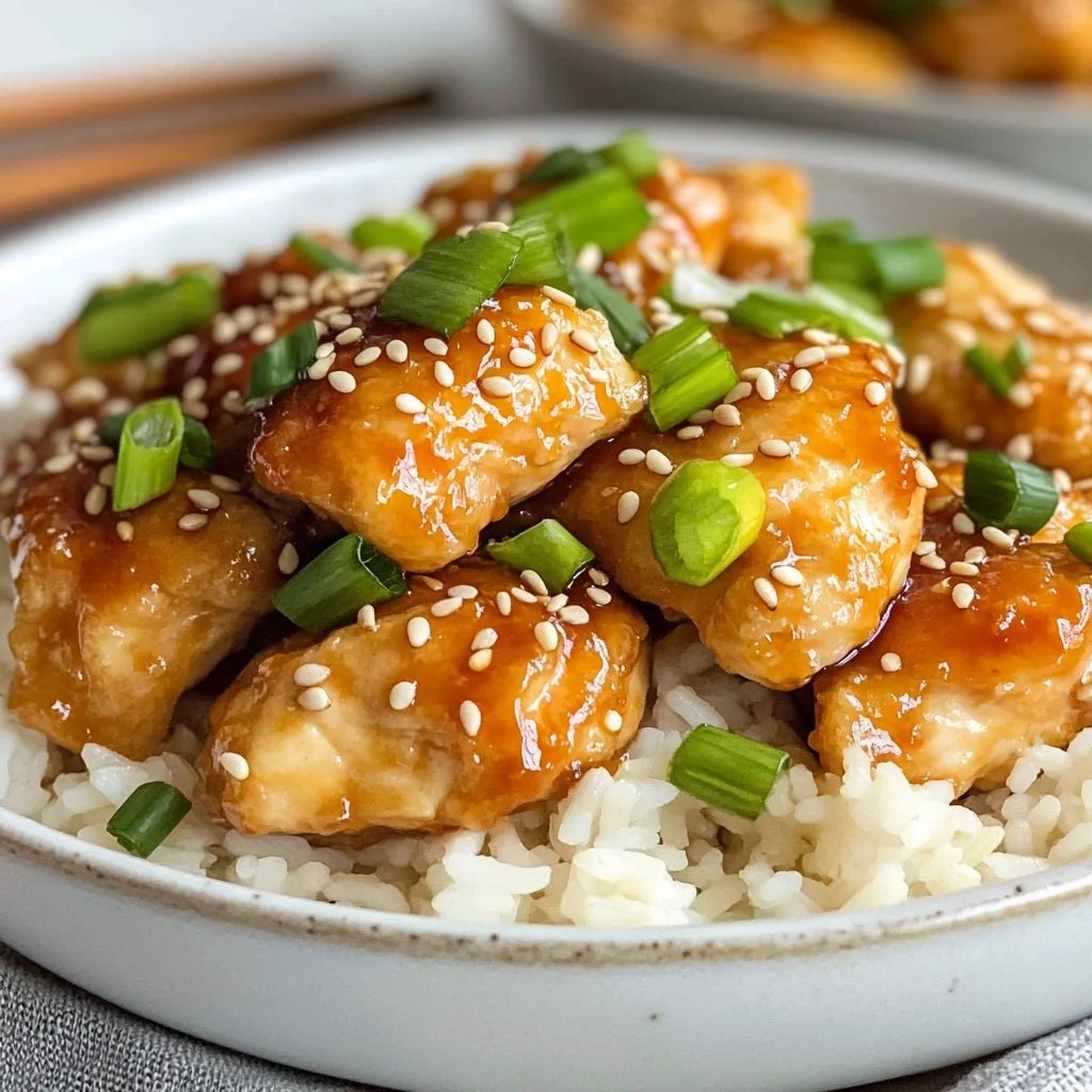 Healthy Orange Chicken