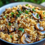 One-Pot Mushroom Rice