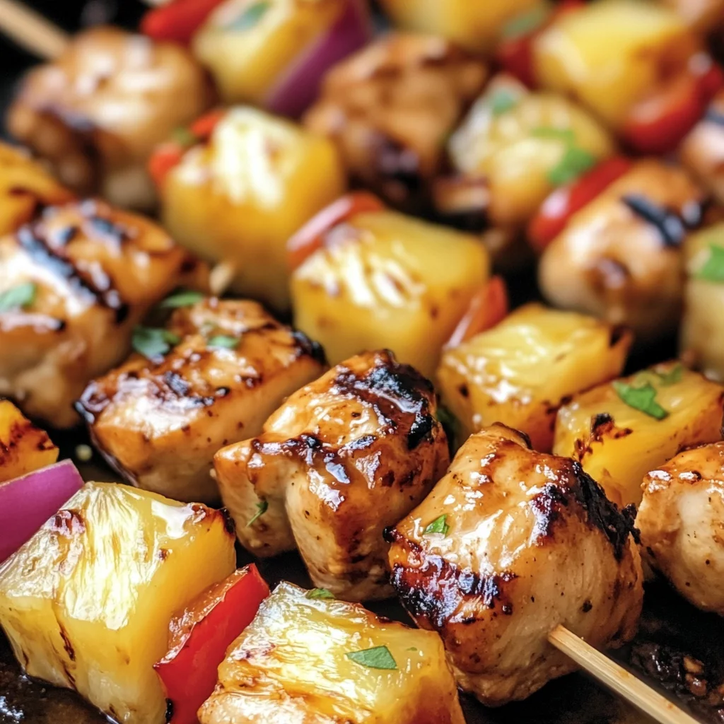 Pineapple Chicken Kabobs – The Best Juicy Grilled Skewers Ever (2025)