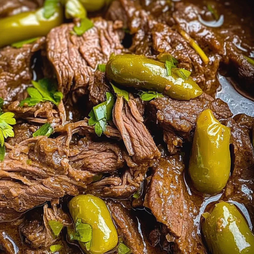 Recipe for Mississippi Roast in Crock Pot