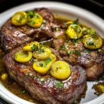Slow Cooker Mississippi Ribeye Steaks