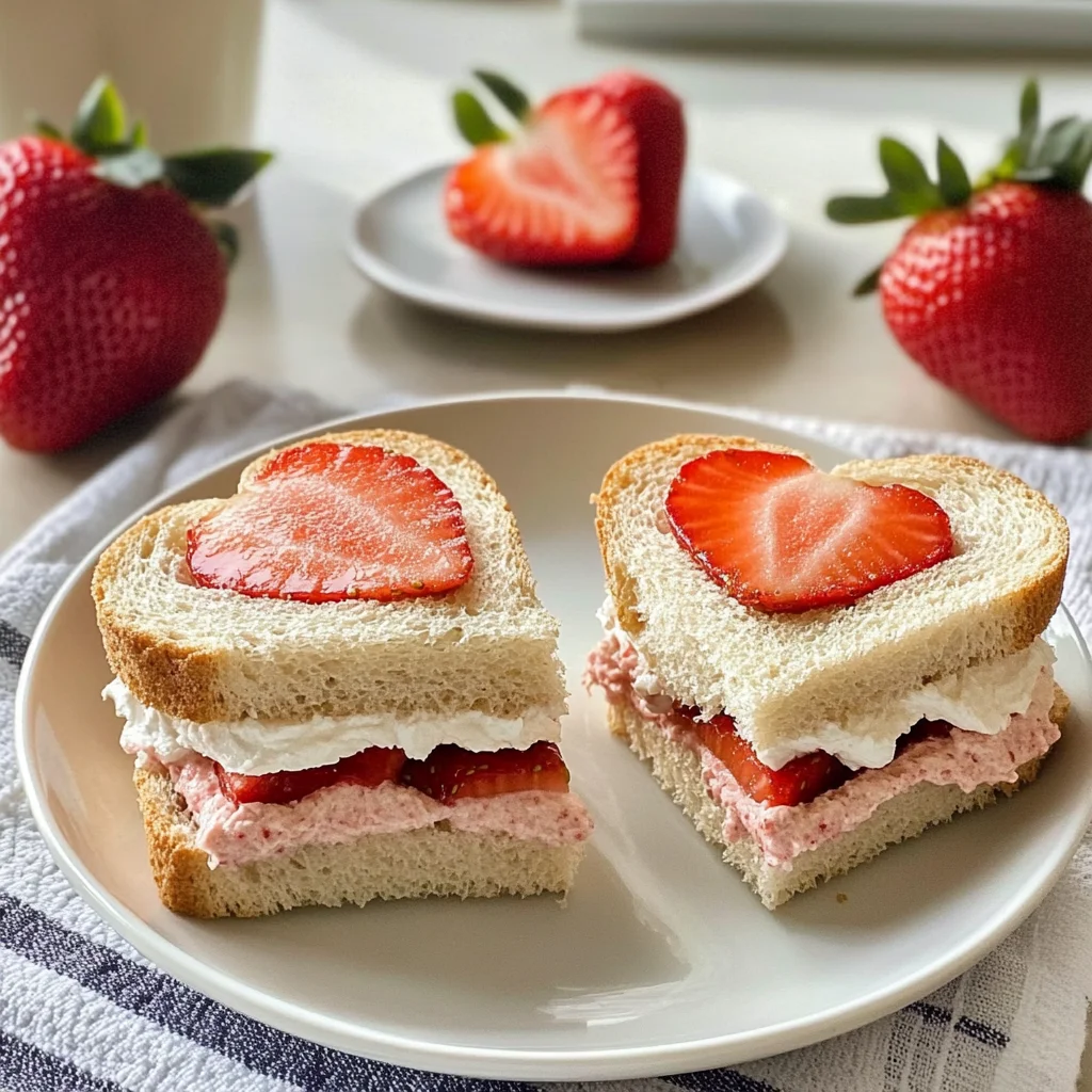 Strawberry Tea Sandwiches