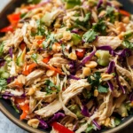 Thai Chicken Salad with Peanut Dressing