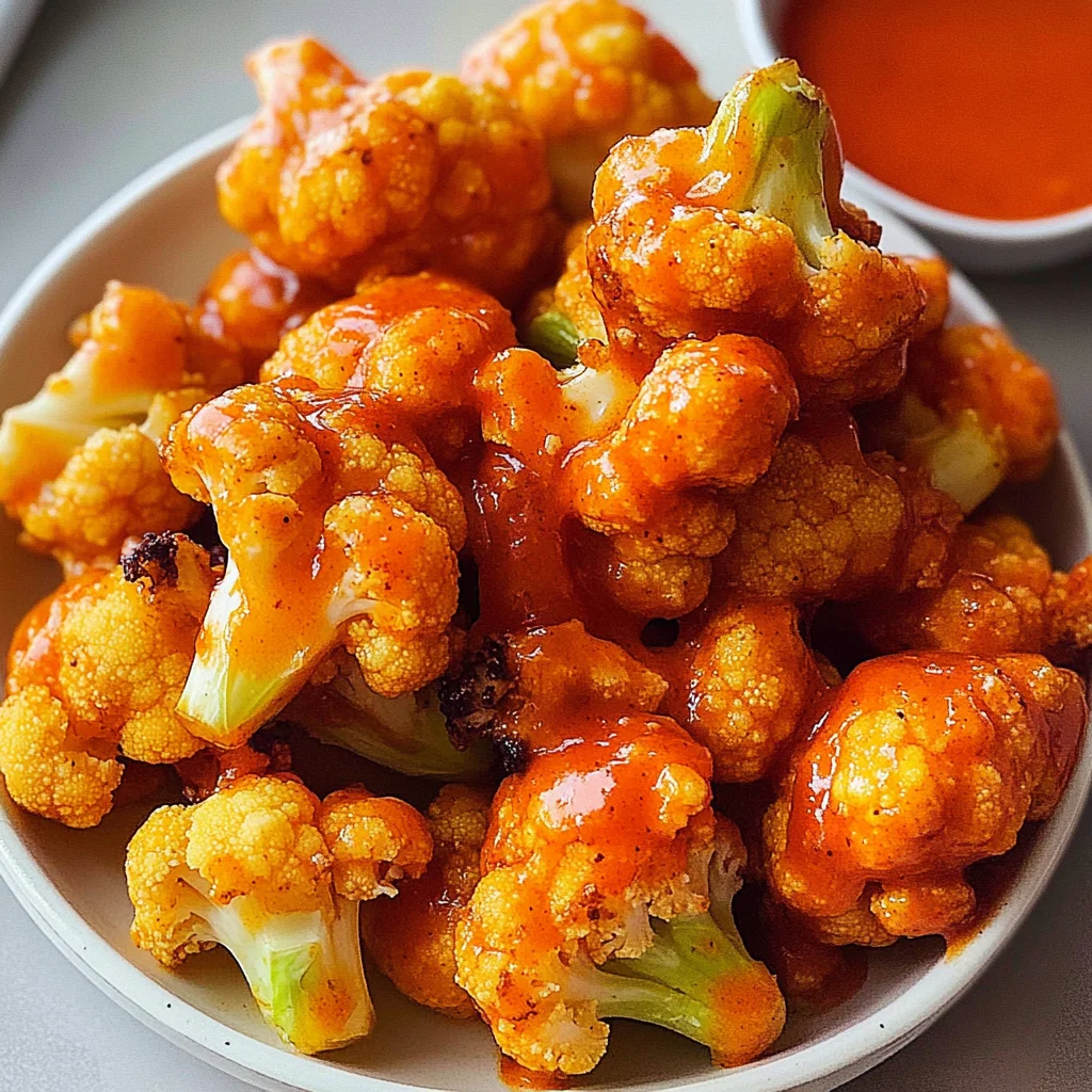 Air Fryer Buffalo Cauliflower