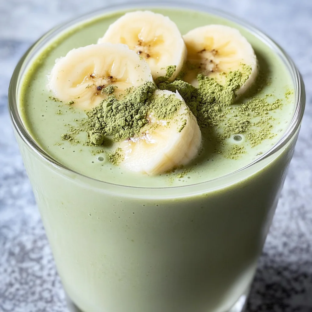 Banana Matcha Smoothie