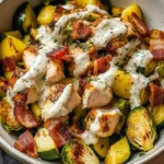 Chicken Bacon Ranch Keto Bowls
