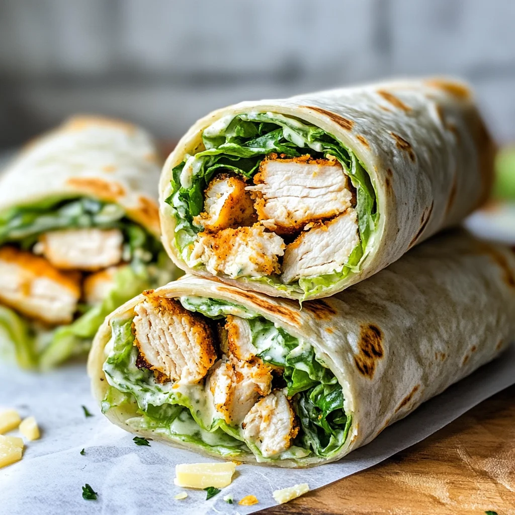 Chicken Caesar Wraps