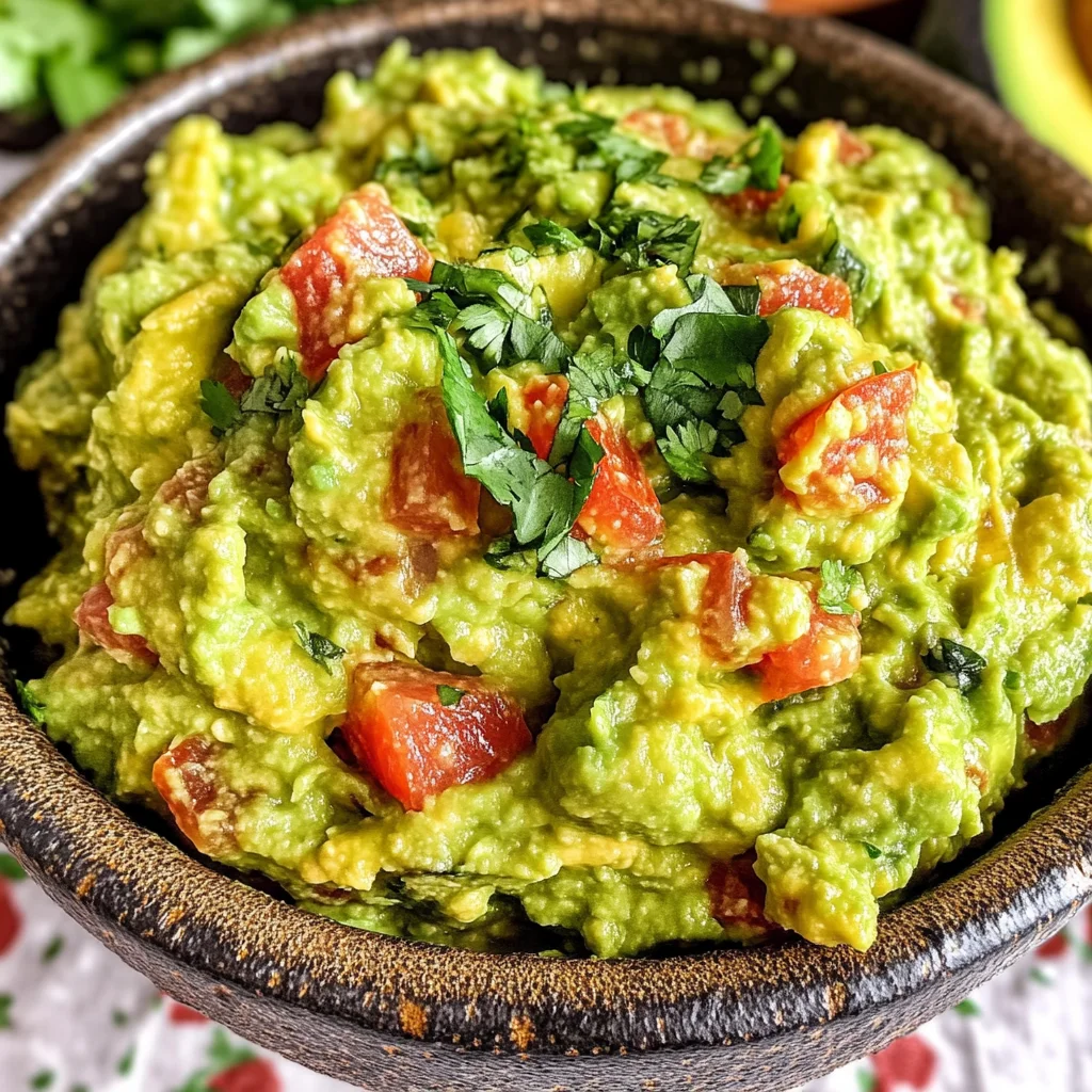 Classic Guacamole Recipe
