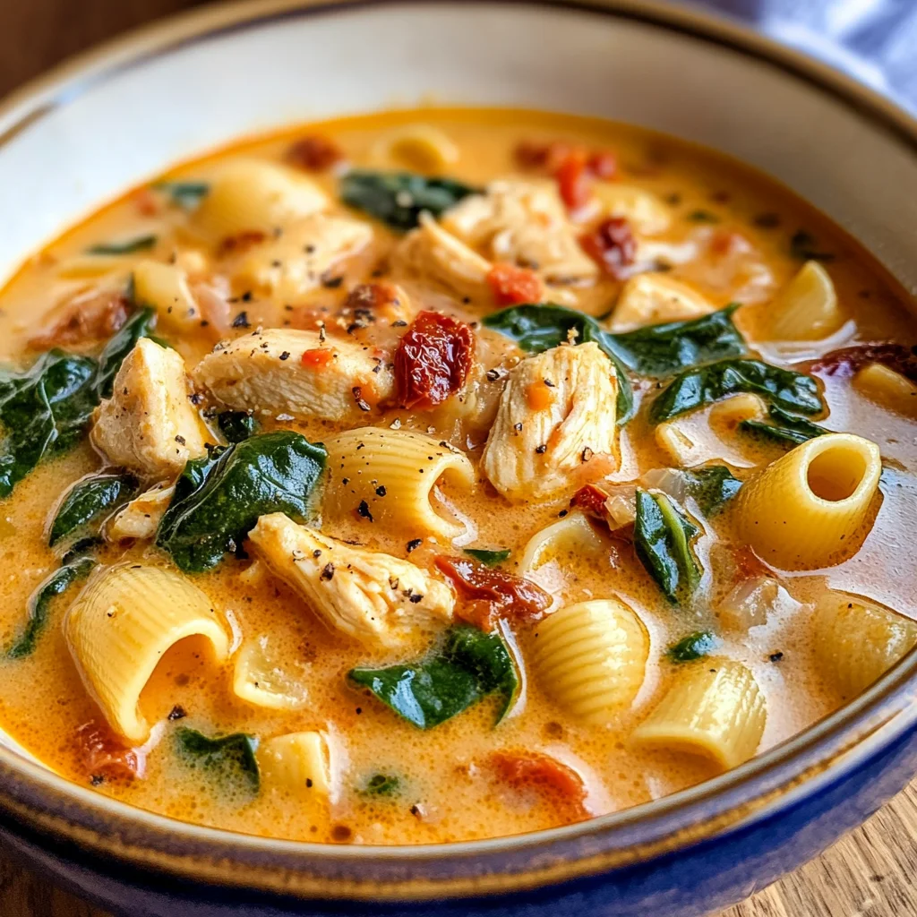 Creamy Marry Me Tuscan Chicken Soup