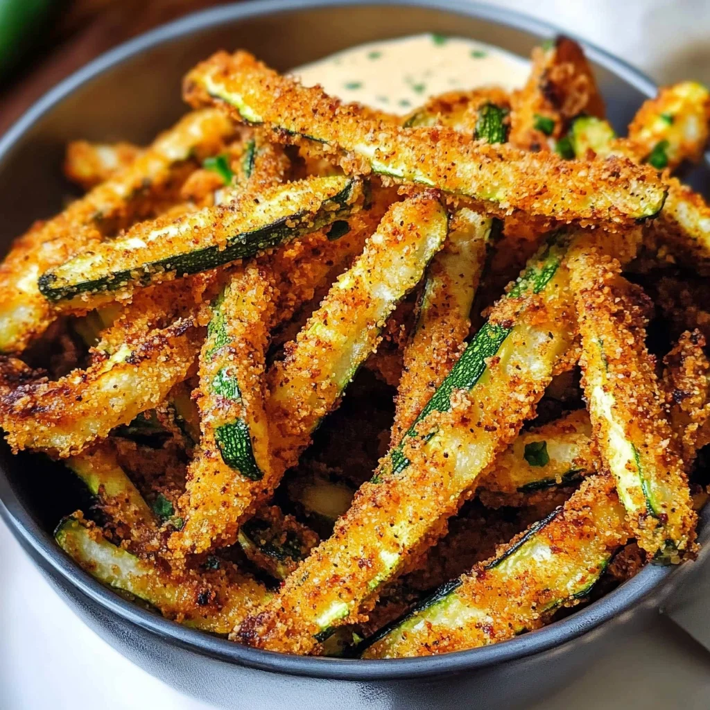 Crispy Baked Keto Zucchini Fries