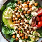 Crispy Chili Lime Garbanzo Beans Salad