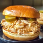 Crock Pot Mississippi Crack Chicken Sandwiches