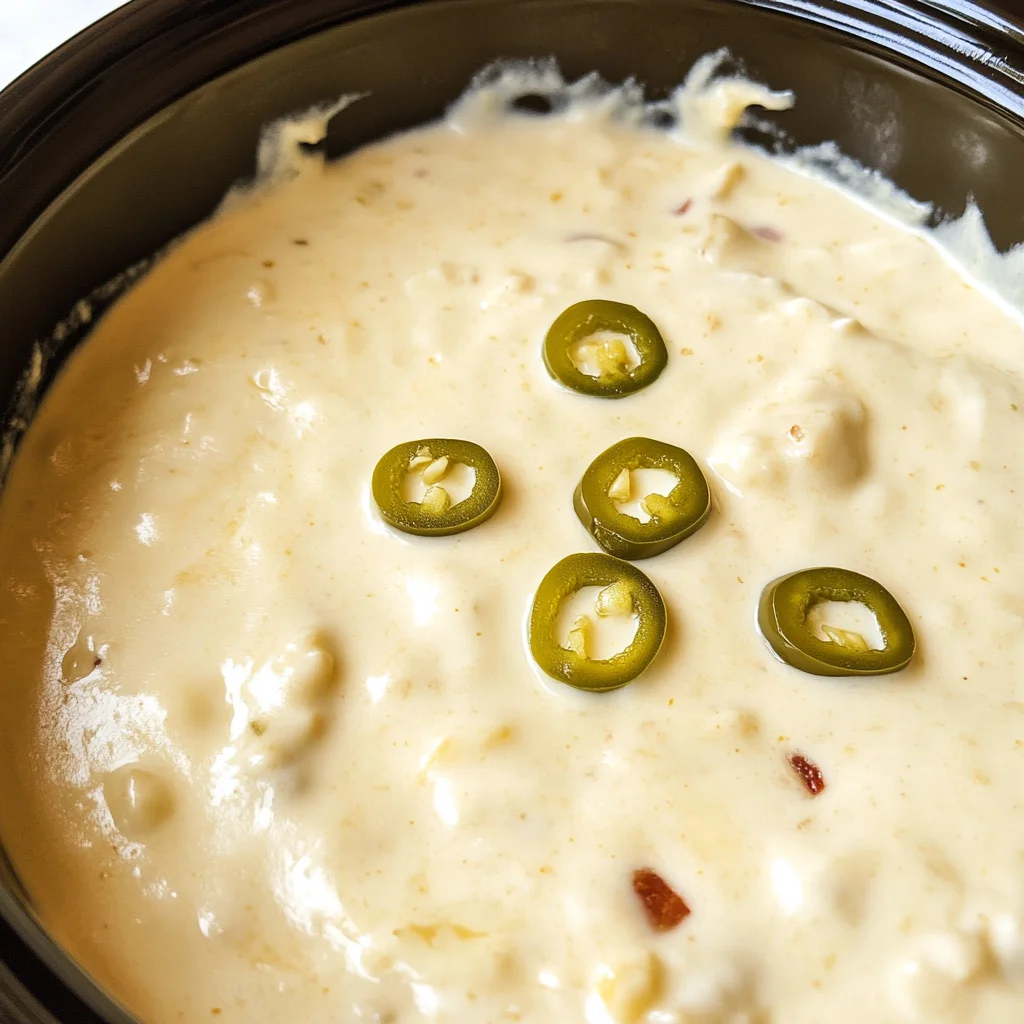 Crockpot White Queso Dip