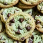 Gluten Free Mint Chocolate Chip Cookies