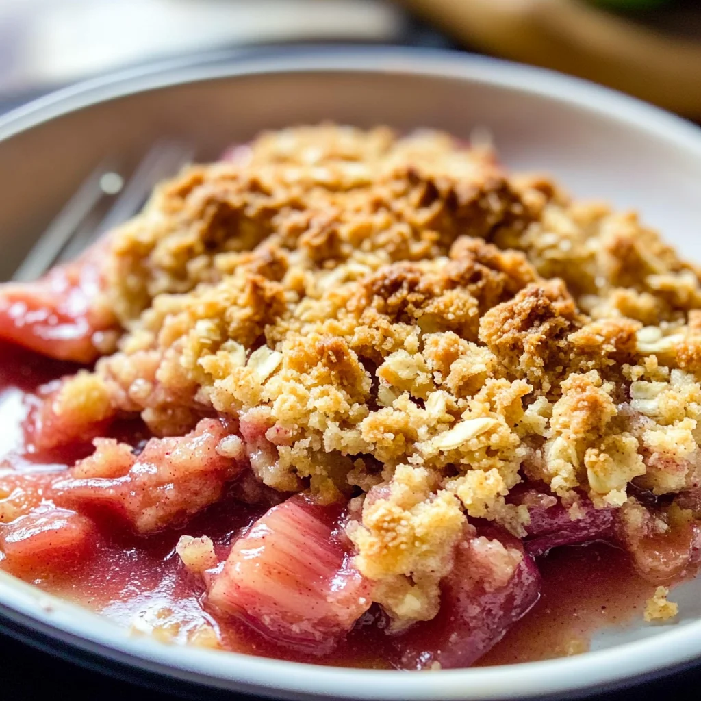 Grandma’s Rhubarb Crisp Recipe