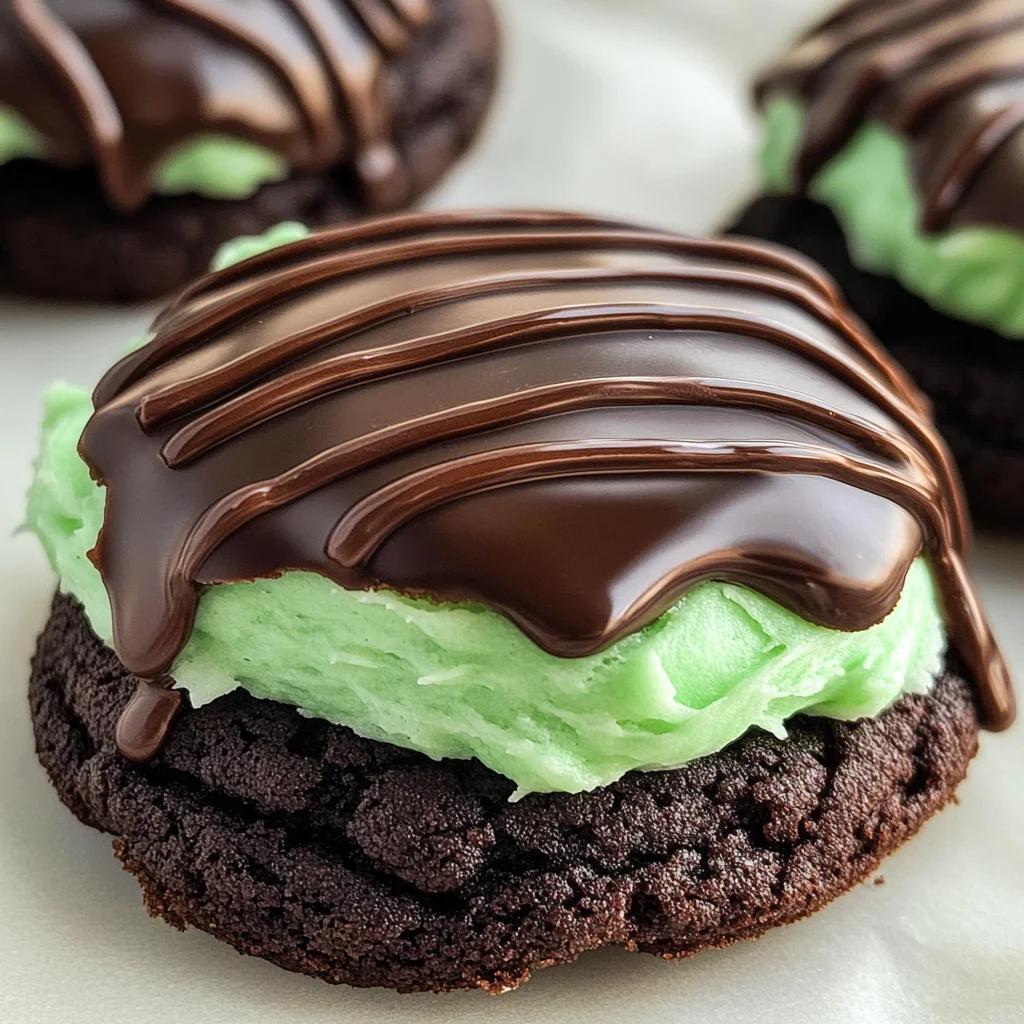 Grasshopper Cake Mix Cookies