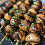 Grilled Mushroom Skewers