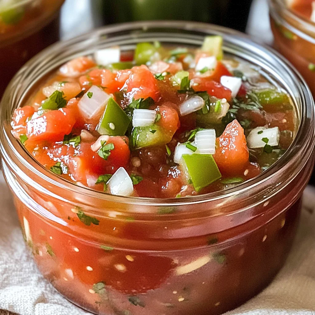 Homemade Salsa for Canning