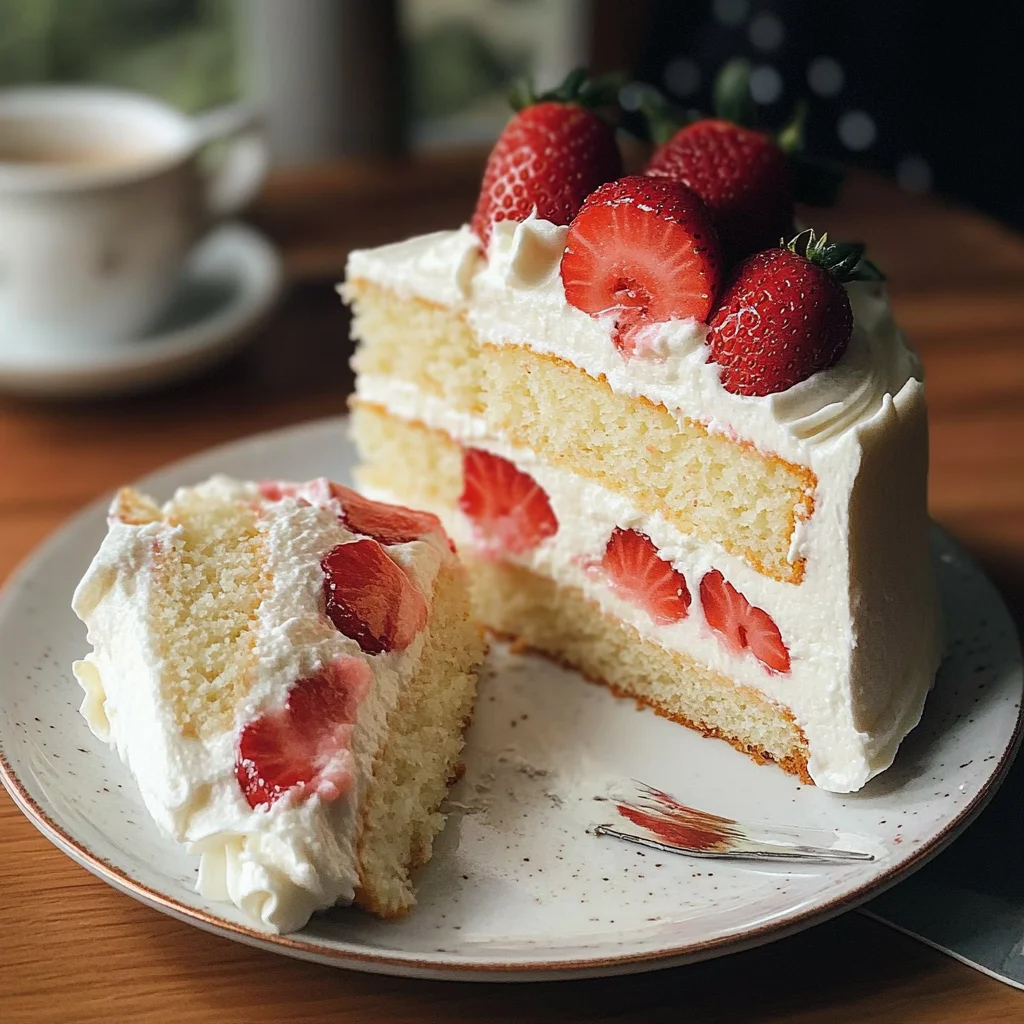 Japanese Strawberry Cake