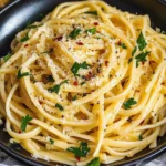 Lemon Butter Garlic Pasta Sauce (Pasta al Limone)
