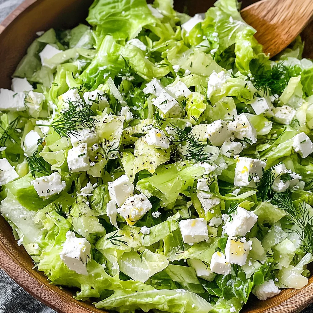 Maroulosalata (Greek Lettuce Salad)