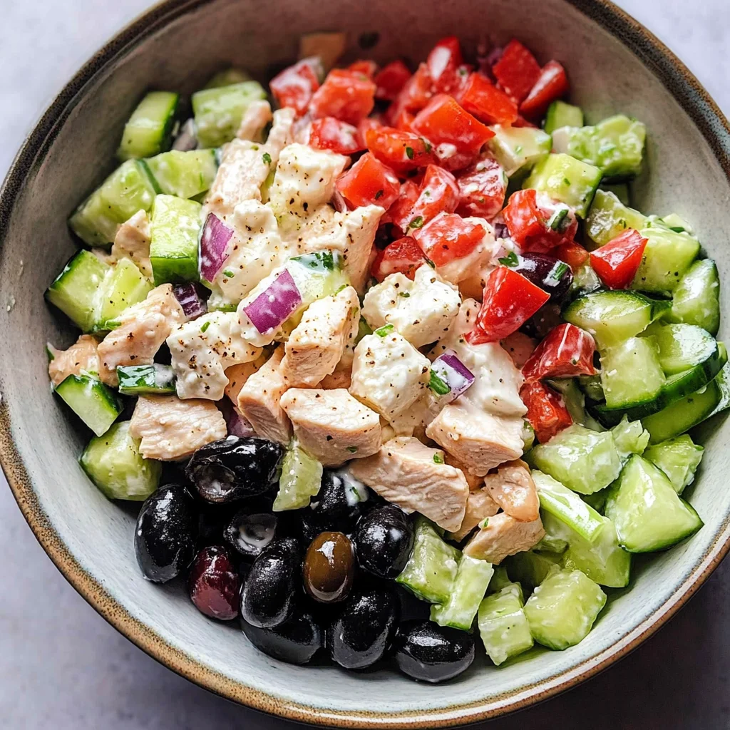 Mediterranean Chicken Salad