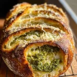 Pesto Parmesan Sourdough
