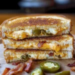 Roasted Jalapeño Popper Grilled Cheese